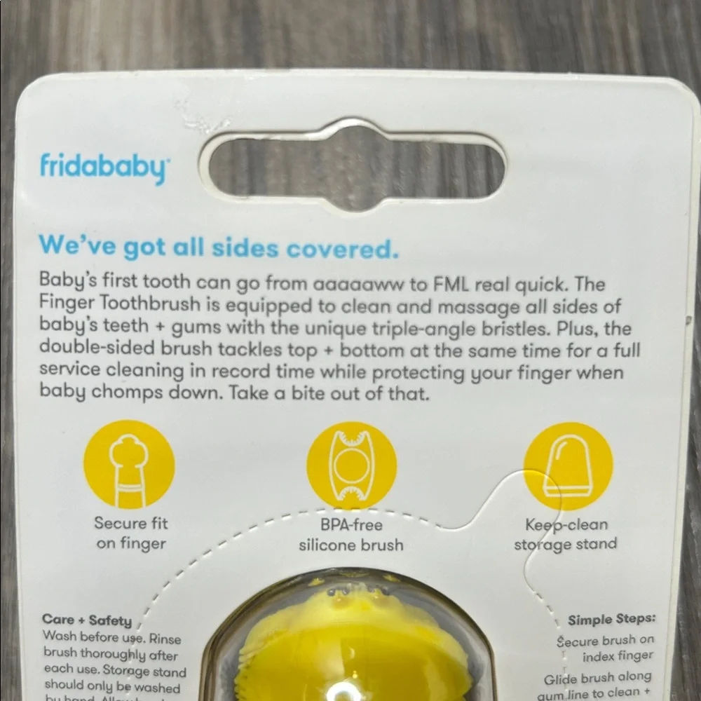 NWT Fridababy Finger Toothbrush